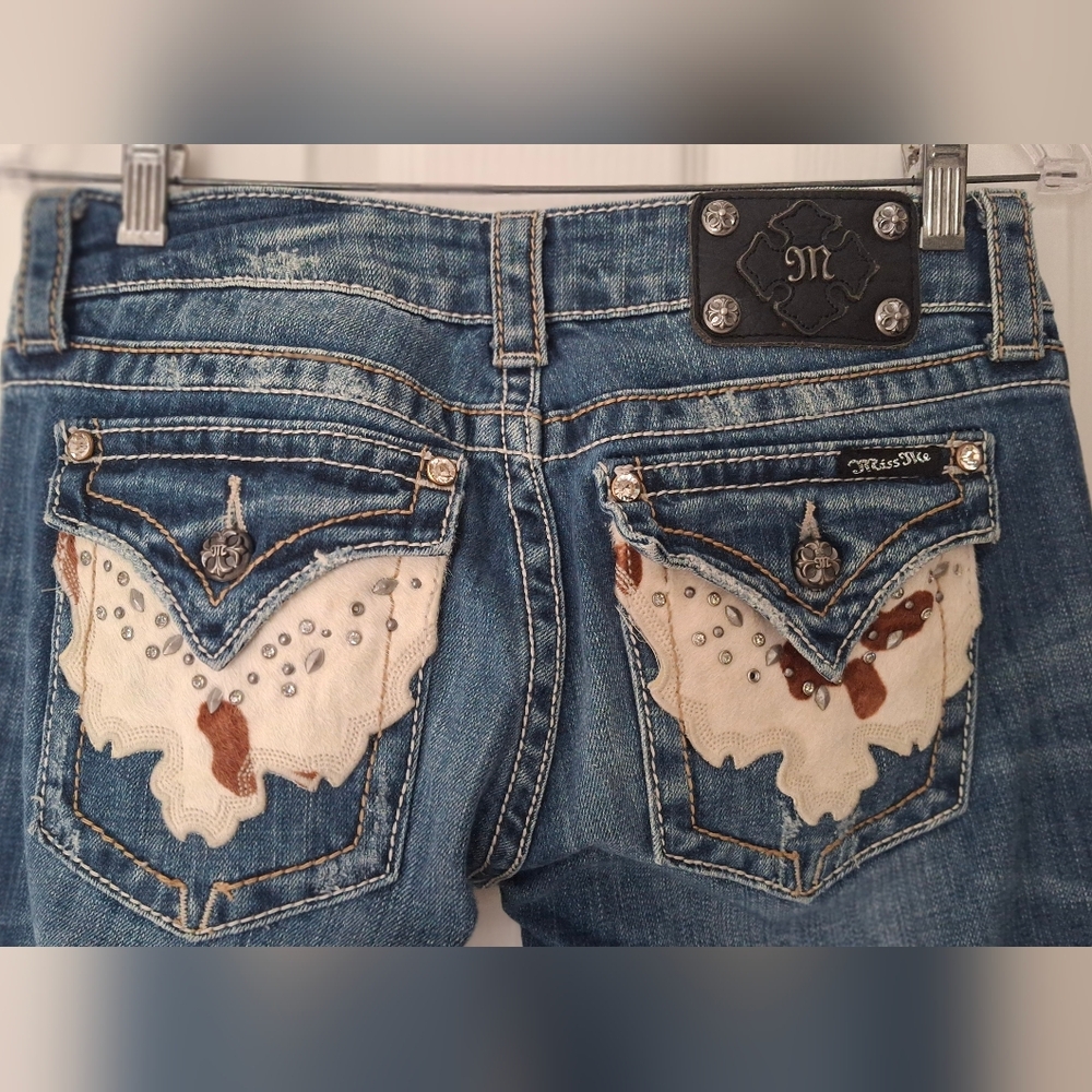Miss Me Women's Blue Embellished Jeans